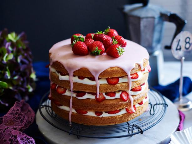 Példa kész sütemény eper és máz. Képek - Yandex. képek