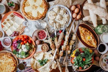 Grúz konyha: a legjobb ételeket részletes receptek